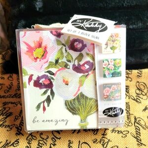 Primitives by Kathy set of 3 block signs Be amazing, be yourself,